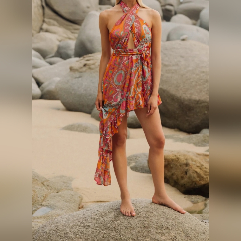 SUNDRESS Amina Dress Marbella Havana